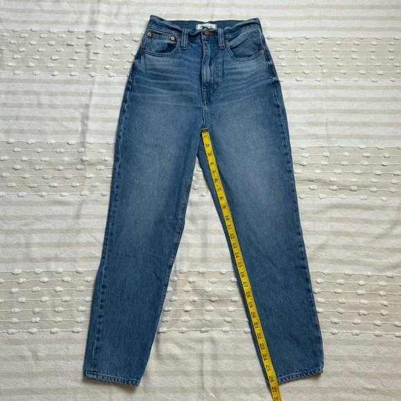 Madewell the momjean blue jeans size 26 - Picture 4 of 11